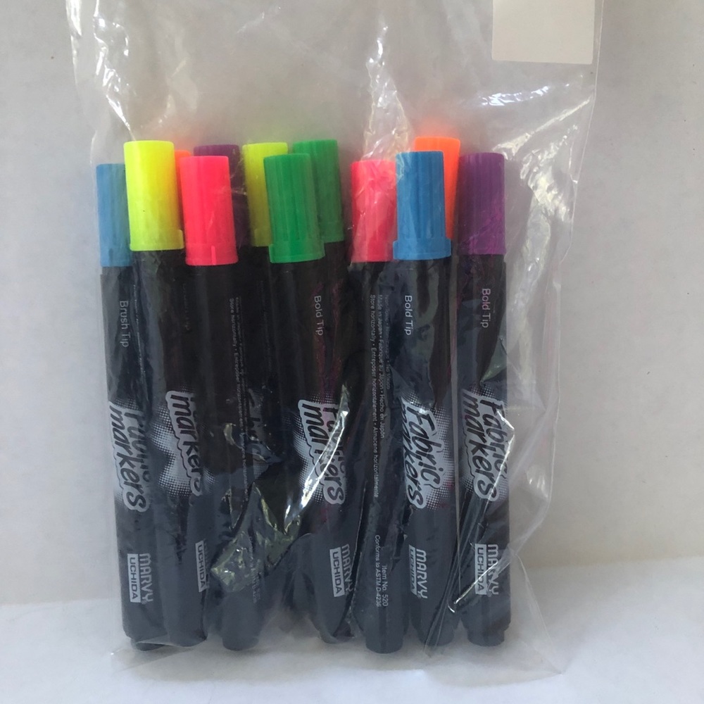 Fabric markers